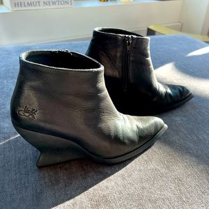 John Fluevog black leather Chelsea boot  size 38 / 7.5